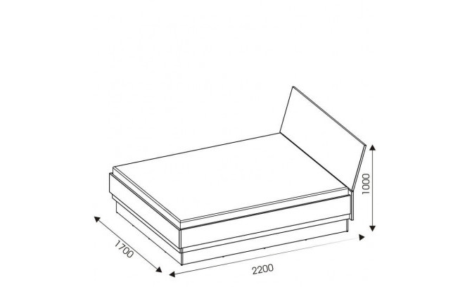 Кровать с подъемным механизмом YORK LIVEO BOGFRAN Y18 /160 SP